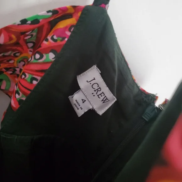J. Crew Colorful Floral Pattern Dress - Picture 3 of 8